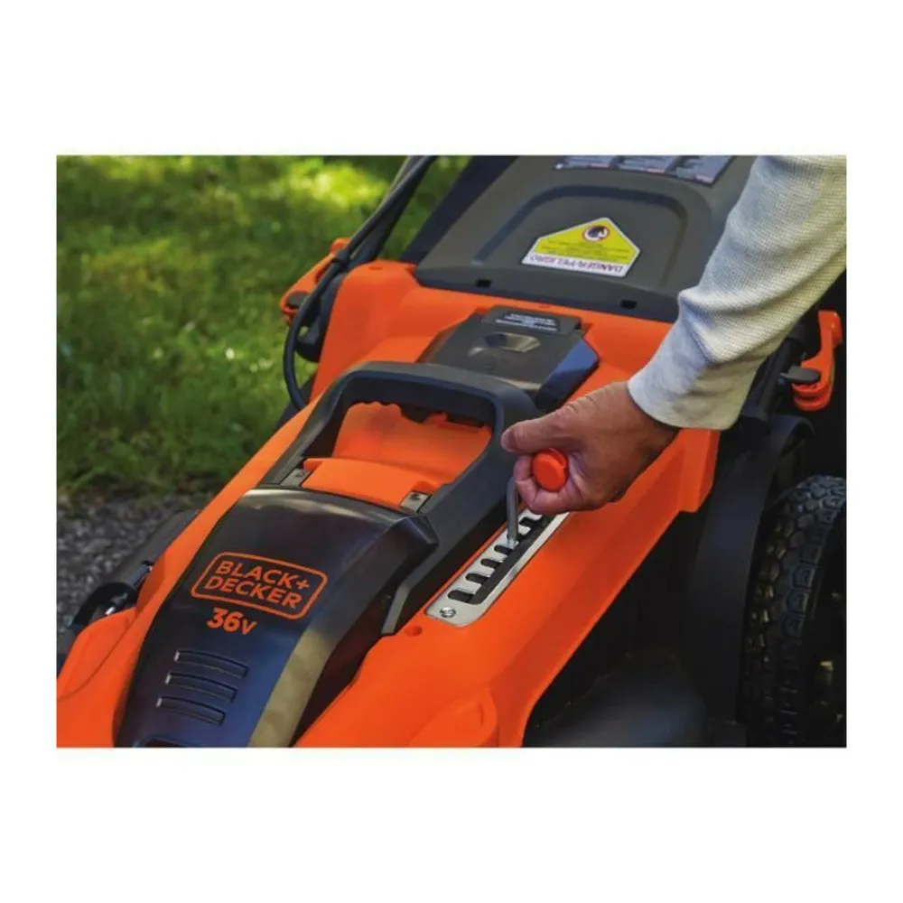 Black + decker tondeuse autosense sur batterie 48cm 36 v 2x2 ah