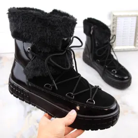 Bottes en cuir isolées noires pour femmes sur la plateforme par Filippo DBT4716 le noir