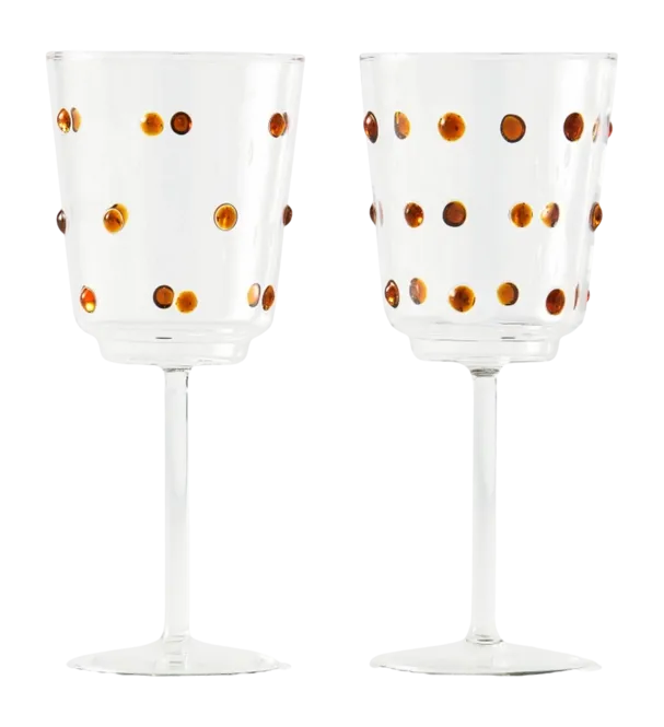Verre à Vin POLSPOTTEN Nob Amber (Lot de 2)